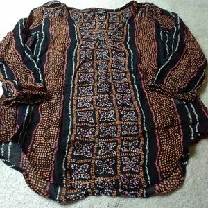 Lucky Brand sheer blouse